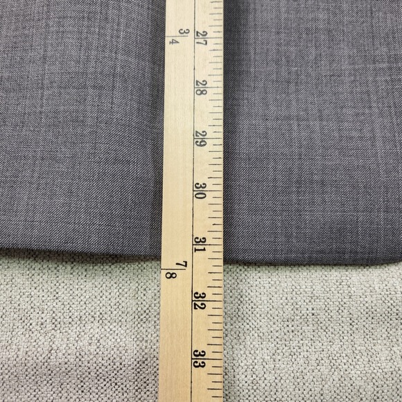 Lauren Ralph Lauren Men's Lancaster‎ Classic Ultra Flex Suit Jacket Grey 46R - Picture 9 of 11